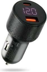 Ładowarka samochodowa EVERACTIVE 75 W z USB-C PD i USB-A QC 3.0
