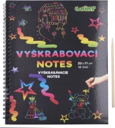 Wydrapywanka kolorowa notes 28x21, 10 stron