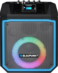 Przenośny głośnik imprezowy BLAUPUNKT MB06.2 z Bluetooth, FM, USB/SD, karaoke i LED