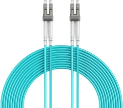 Duplexowy multimodowy kabel optyczny OM4 50/125, LC/LC, 10m