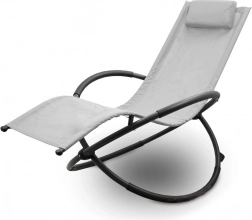 Ogrodowe leżak-kołyska z textilenu, udźwig 180 kg, stabilne i wygodne