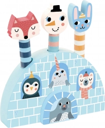 Drewniana gra zwierzątka Island