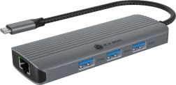 Stacjonarna stacja dokująca 6‑w‑1 z HDMI, USB, PD i LAN