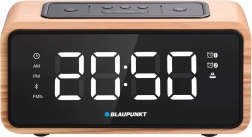 Radiobudzik Bluetooth BLAUPUNKT z FM PLL i drewnianym designem