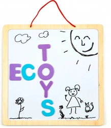 Edukacyjna magnetyczna tablica ze słowami i liczbami 3w1