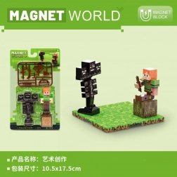 Klocki Magnet World Kreatywne Tworzenie