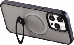 Magnetyczne etui ze stojakiem JOYROOM do iPhone 15 Pro – czarne