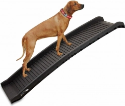 Składana rampa dla psa do samochodu, lekka, antypoślizgowa, do 80 kg Bituxx