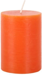Rustykalna świeca Provence 10 cm – Pomarańczowa