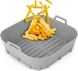 Silikonowy wkład do frytkownicy beztłuszczowej 22 cm – szary