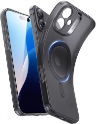 Przezroczyste etui ESR Zero Clear Case HaloLock do iPhone 16, czarne