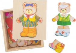 Przebieranka – układanka Pani Niedźwiedzica BIGJIGS TOYS