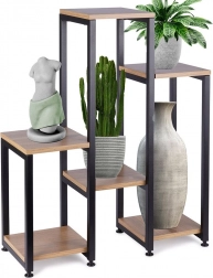 Metalowy sześciopoziomowy stojak na kwiaty 80 cm