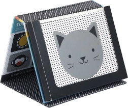 Petit Collage Czas na brzuszku - lusterko z obrazkami Peekaboo