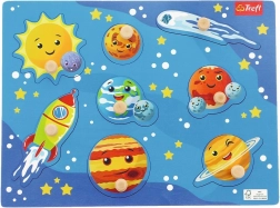 Drewniana układanka Kosmos, 8 elementów