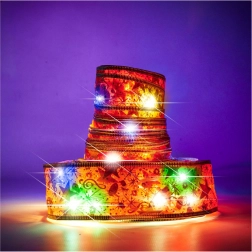 Ozdobna taśma LED 10 m, 100 diod LED na baterie – Wielokolorowa