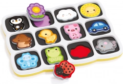 Quercetti Smart Puzzle Magnetico: Kolory i Pierwsze Słówka