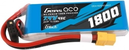 Akumulator LiPo Gens Ace 1800mAh 7,4V 45C z wtykiem XT60