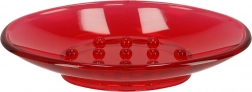 Plastowa mydelniczka, Miska na mydło – czerwona