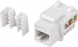 modułowa gniazdo keystone RJ45 UTP Cat.6 90° do montażu w puszce