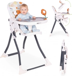 składane krzesełko do karmienia z zabawkami ECOTOYS