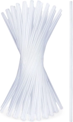 Przezroczyste słomki 22 cm, 50 szt.