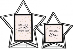 Zestaw 2 ramek 10x10 i 10x15 Stella czarne