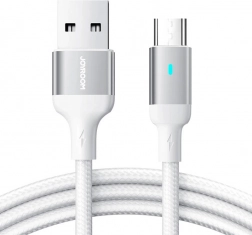 Kabel ładujący i danych USB‑A na Micro USB 2,4 A 1,2 m JOYROOM biały