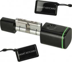 inteligentna wkładka do drzwi z czytnikiem linii papilarnych i Bluetooth