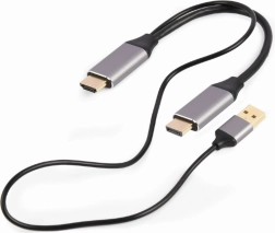 Adapter HDMI na DisplayPort 4K 60Hz z zasilaniem USB-A