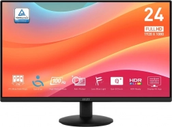 Monitor 23,8 cala MSI PRO MP242L LED FHD Płaski 100Hz czarny