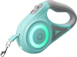 Rojeco automatyczna smycz dla psów LED 5 m – Zielone