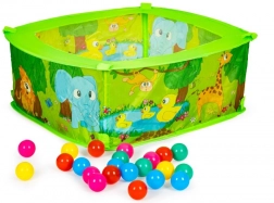 Suchy basenik z 50 piłeczkami