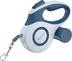 Automatyczna smycz zwijana dla psów niebieska 5 m - Rojeco