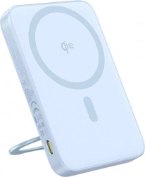 Powerbank Baseus ze stojakiem PicoGo Qi2 5000 mAh 20 W niebieska