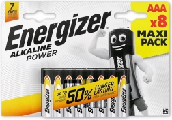 Baterie alkaliczne AAA Energizer Alkaline Power, blister 8 szt.