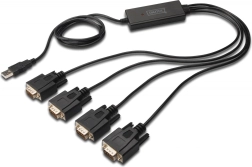 Adapter USB na 4x RS232 z kablem 1,5m