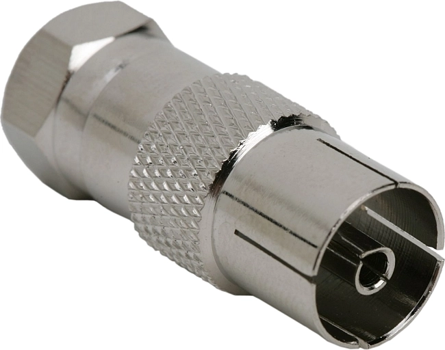 Adapter F męski na gniazdo koncentryczne TV