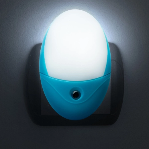 Phenom LED nocne światło orientacyjne z czujnikiem zmierzchu, niebieskie