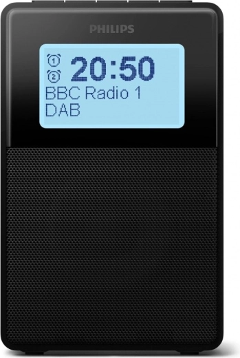 Philips radiobudzik z DAB+/FM i Bluetooth, odporny na zachlapania