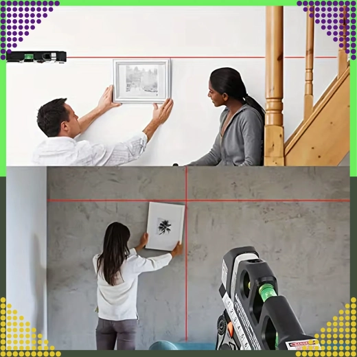 Widoczna linia laserowa do szybkiego wyrównania