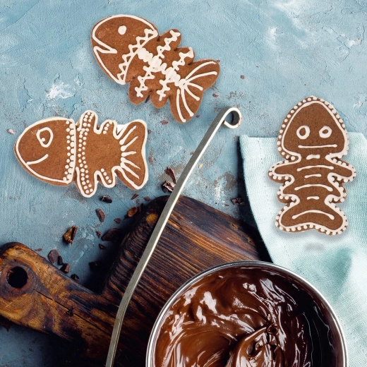 Do dekorowanych ciastek i ozdób z fondantu