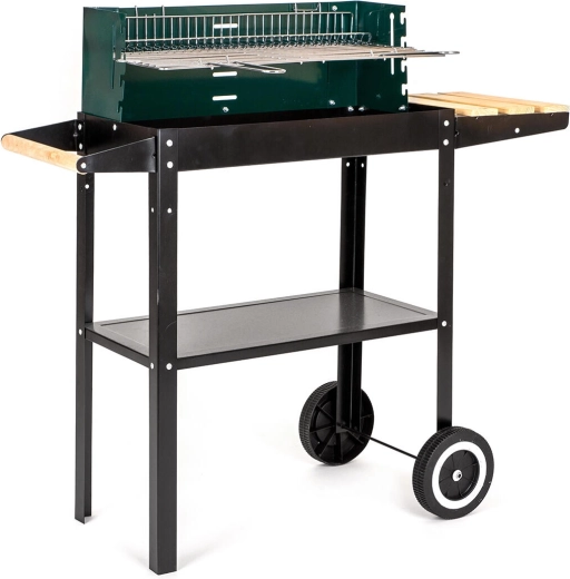 Ogrodowy grill węglowy z regulowanym paleniskiem GARDEN 51,6 × 27 cm