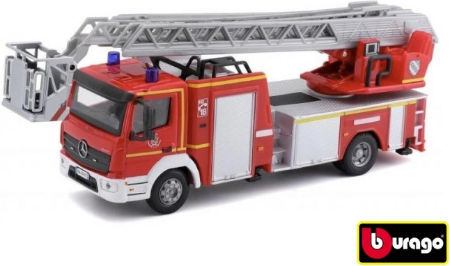 Bburago 1:50 Służby ratunkowe Mercedes-Benz Atego Magirus DLK 23/12