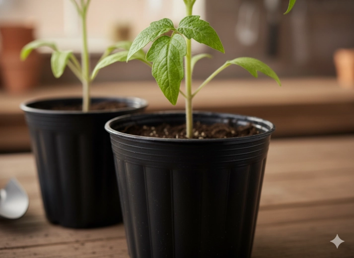 Delikatne dla rozsady podczas przesadzania