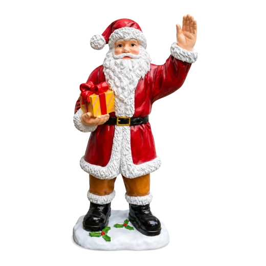Dekoracja świąteczna figurka Święty Mikołaj 158 cm - 1 sztuka