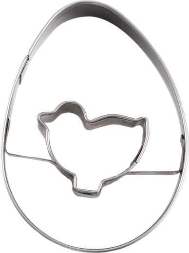 Foremki do wycinania wielkanocne kurczątko ze stali nierdzewnej 4–6 cm