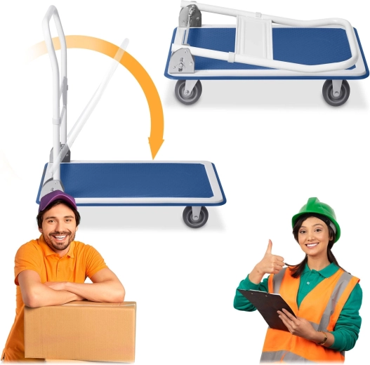 Składany uchwyt i koła obrotowe 360°