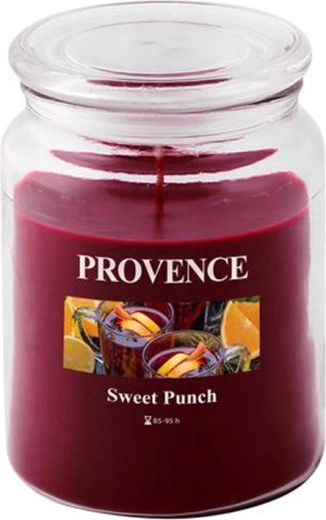 Świeca zapachowa w szkle PROVENCE słodki poncz 95 godzin