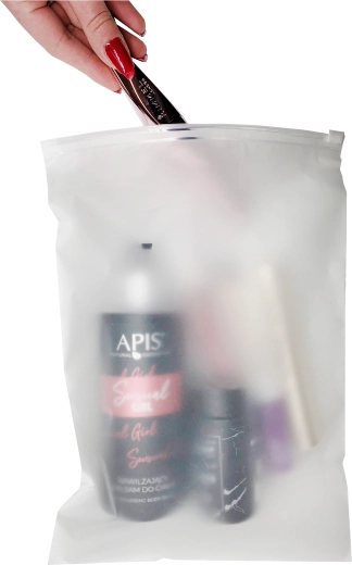 Przejrzysta organizacja kosmetyków i artykułów toaletowych